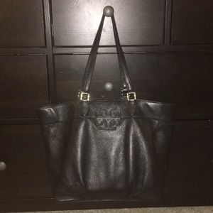 TORY BURCH STACKED EAST WEST T TOTE